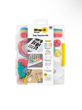 Wrap-It Storage Cord and Desk Organizer—40 pc